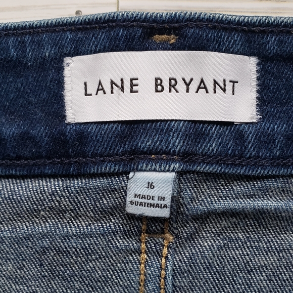 Lane Bryant Girlfriend Straight High Rise Jeans - Picture 7 of 8